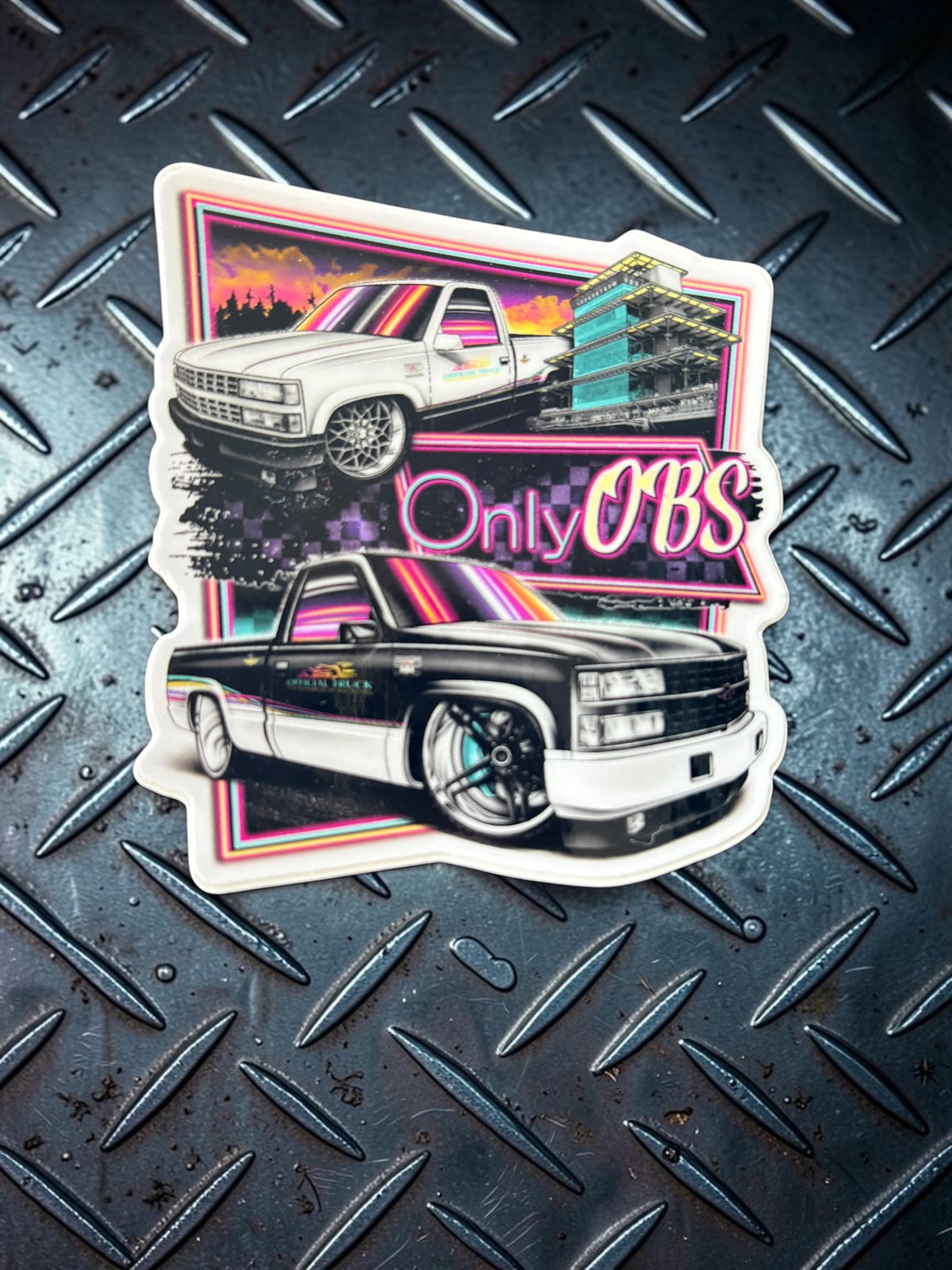 Only OBS PACE TRUCK STICKER