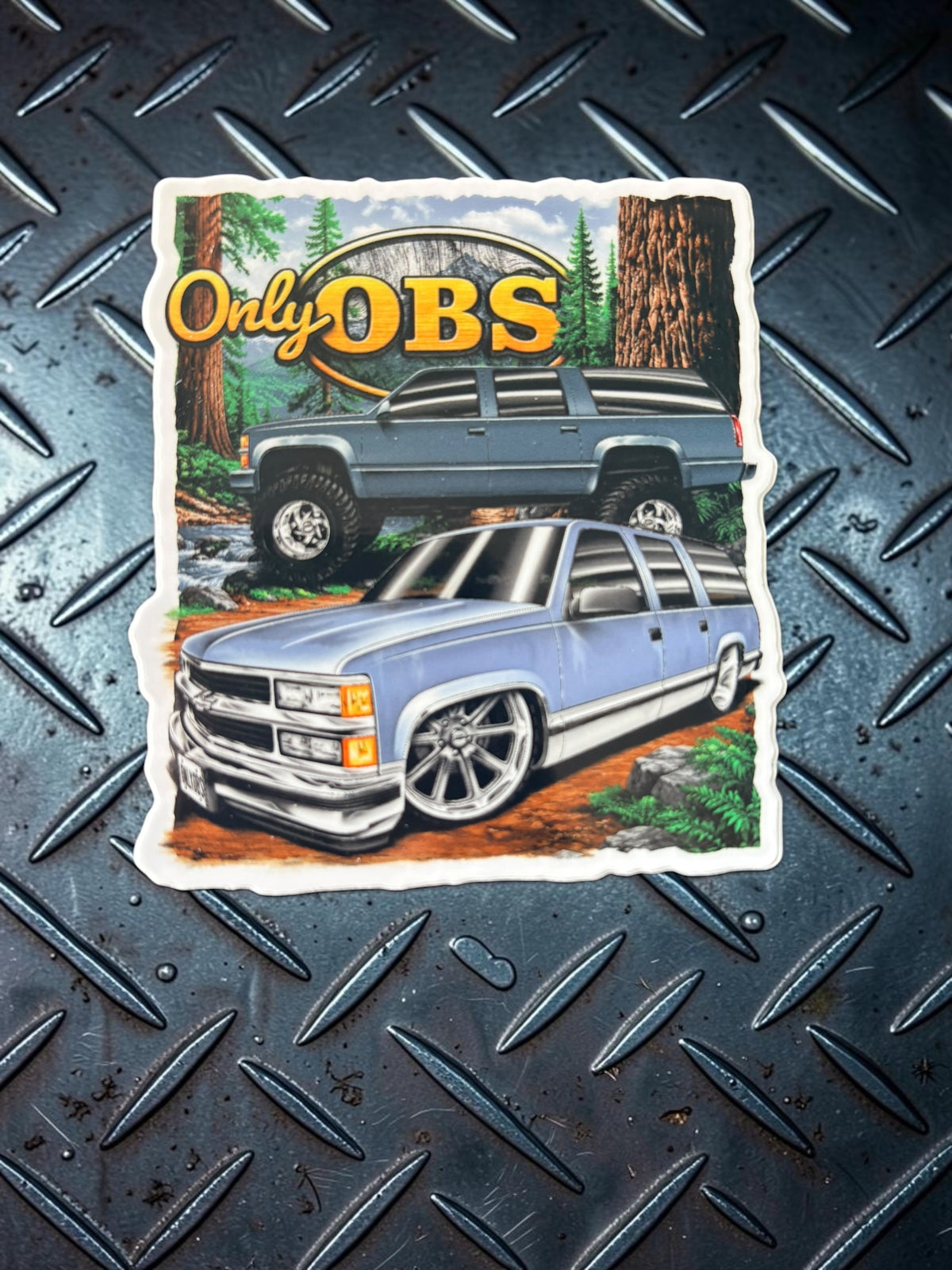 Only OBS OUTDOORS SUBURBAN STICKER