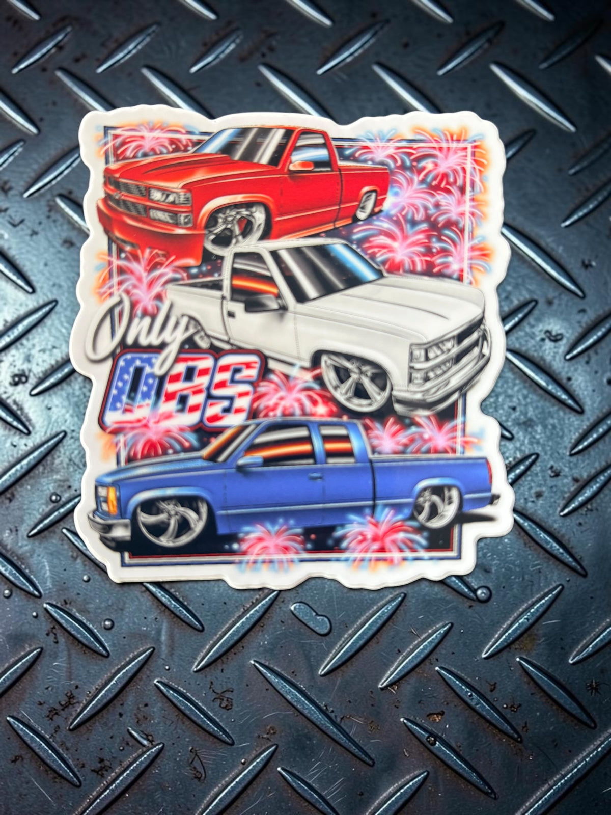 Only OBS PATRIOTIC STICKER