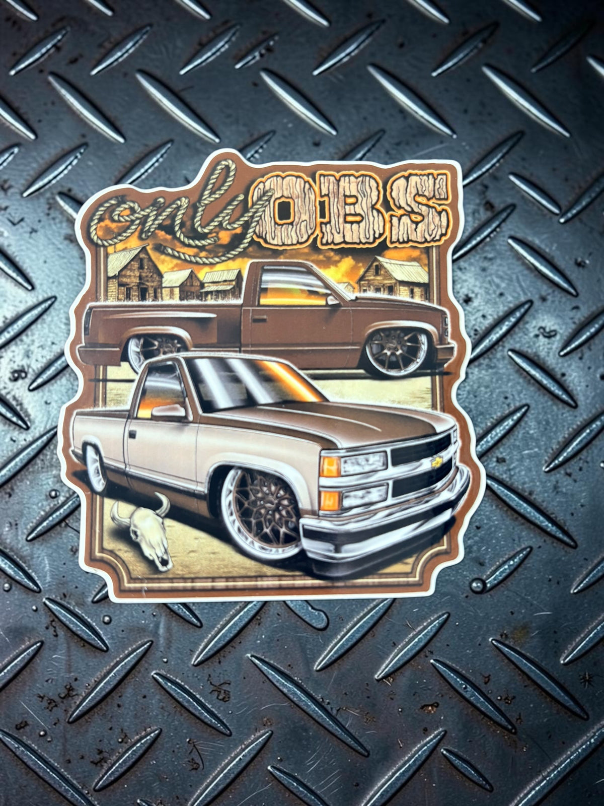 Only OBS WILD WEST STICKER