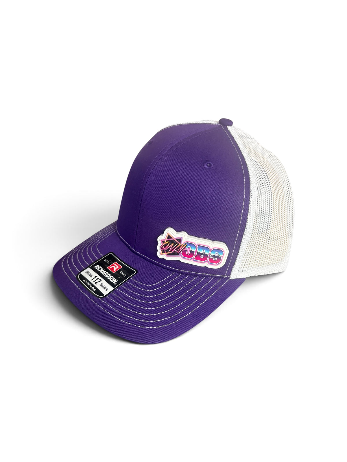 Only OBS printed rubber patch hat