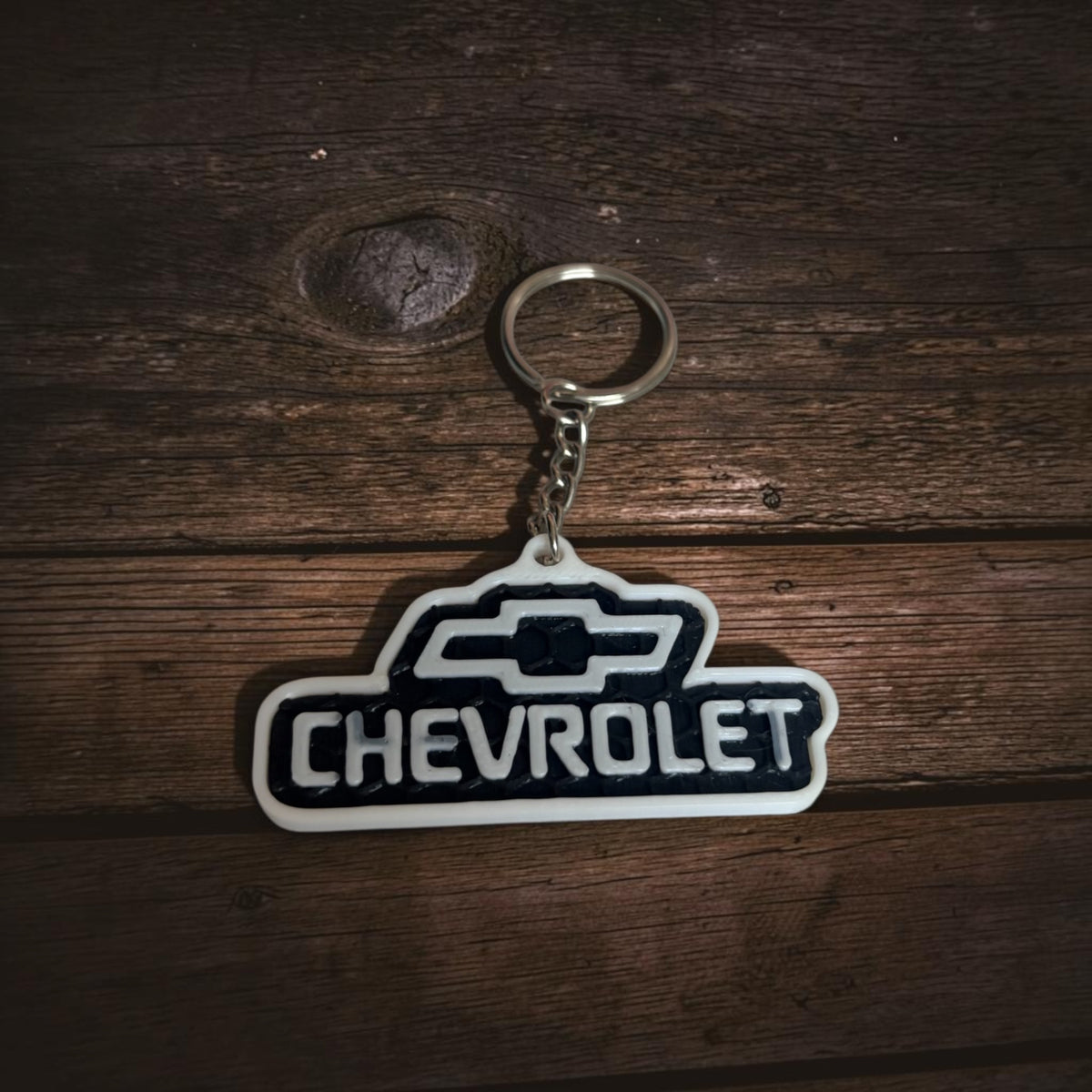 Black and White bow tie Keyring