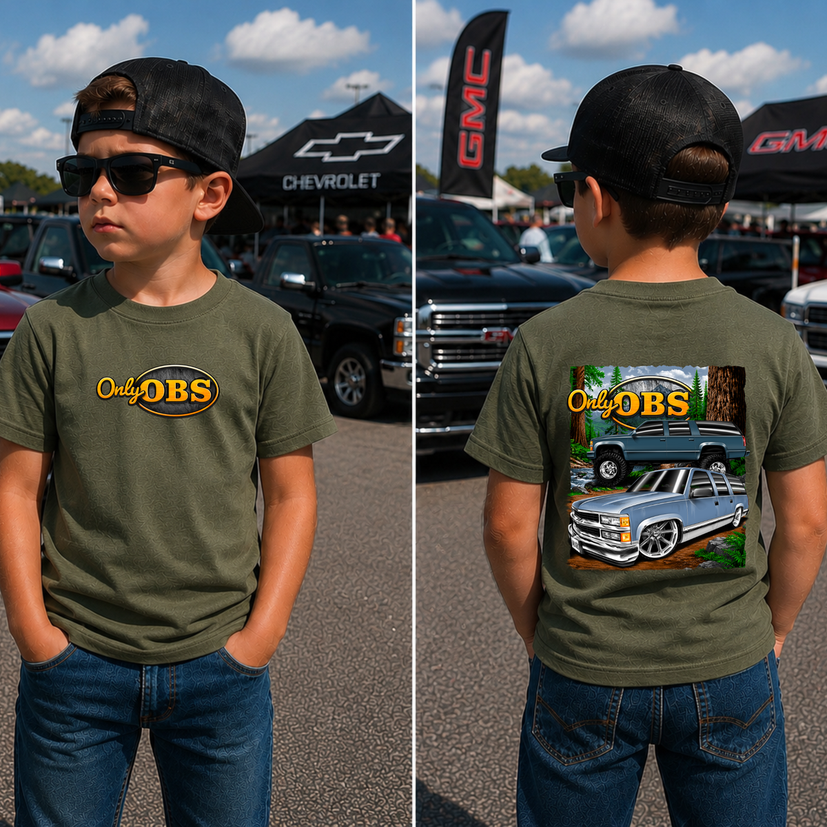 Only OBS YOUTH OUTDOOR SUBURBAN TSHIRT