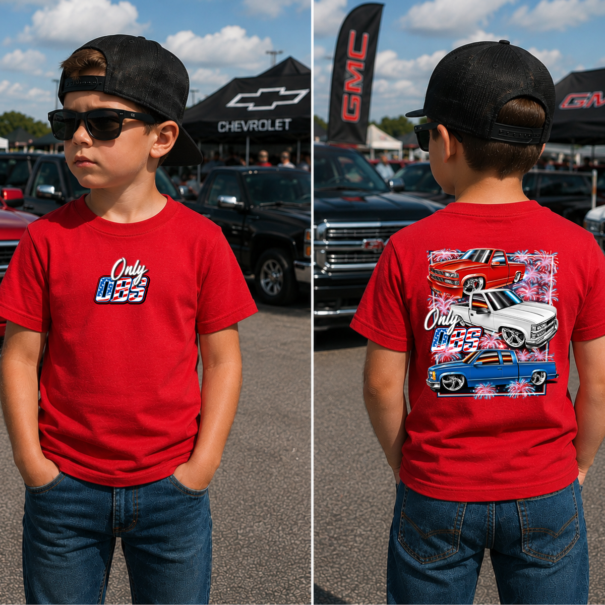 Only OBS YOUTH PATRIOTIC TSHIRT